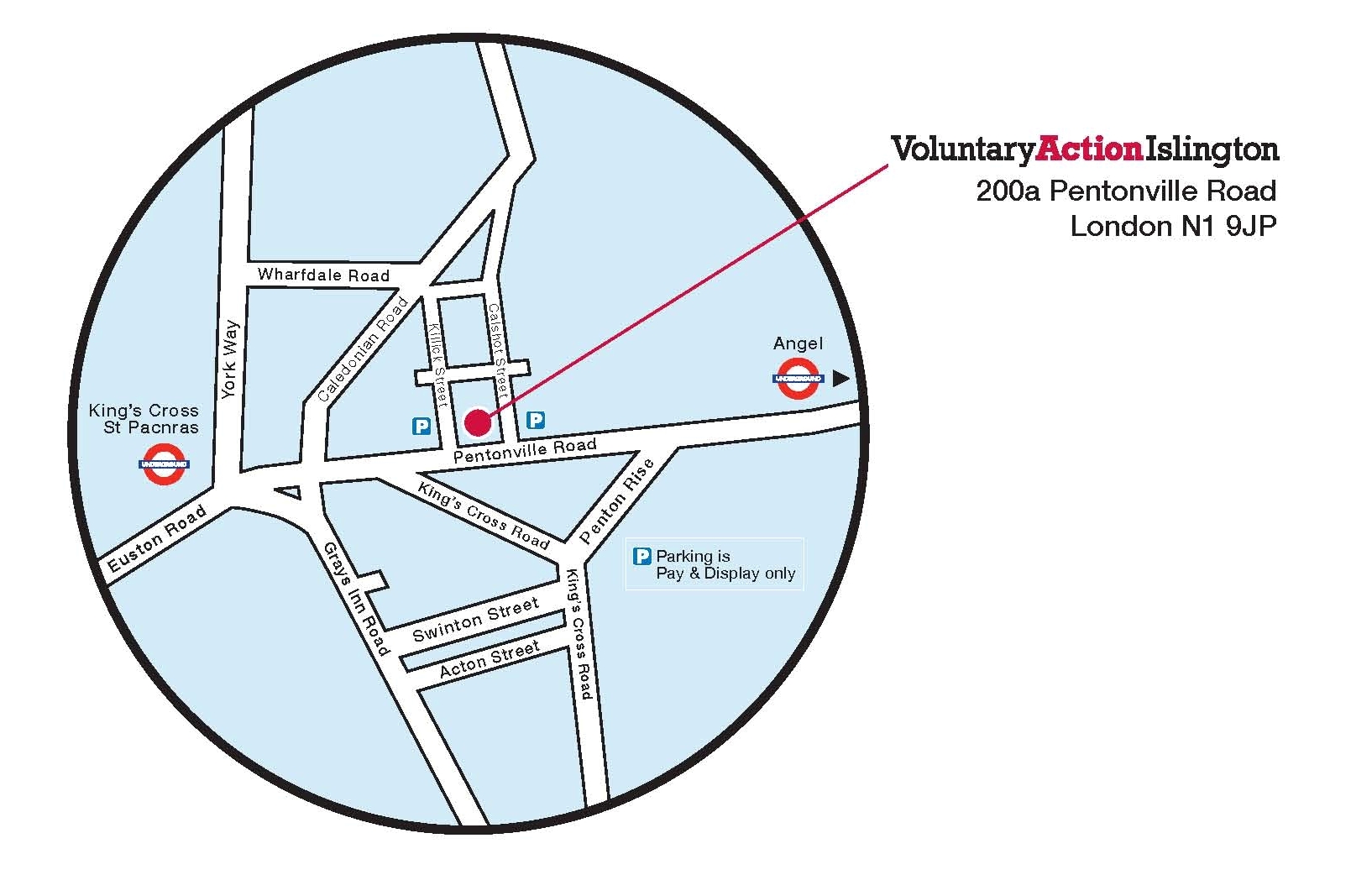 Find us here location map for VAI