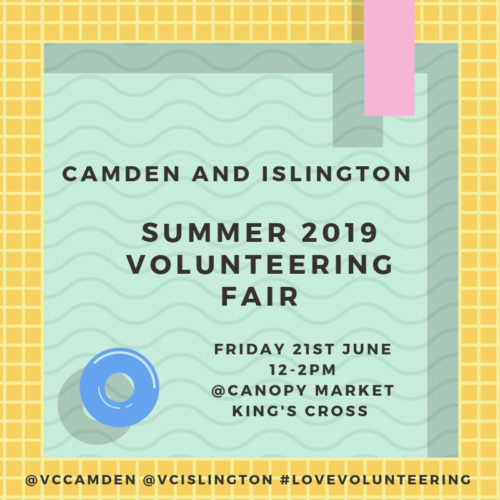 Summer Volunteering Fair 2019 – 21st June