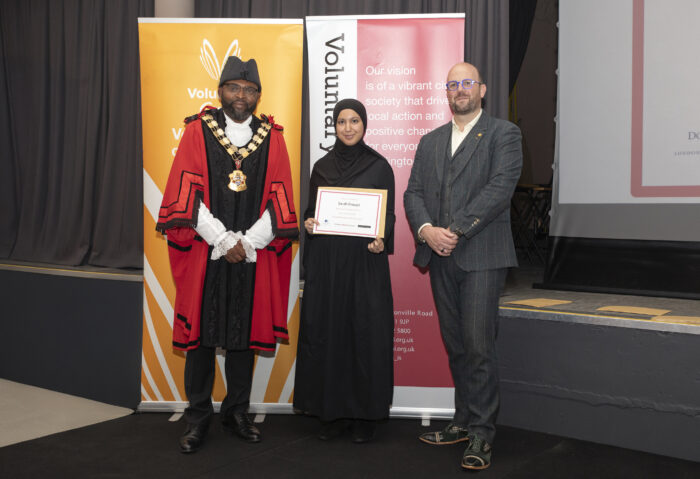Sarah Drouazi, Minority Matters - Young Volunteer of the Year with the Mayor