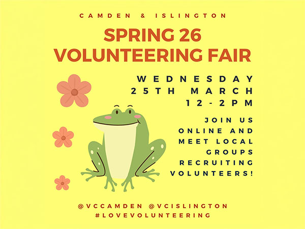 Camden & Islington Spring 26 Volunteering Fair