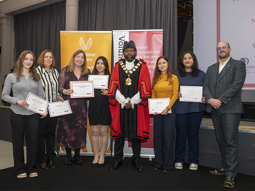Winner of the Volunteer Team of the Year award 2025