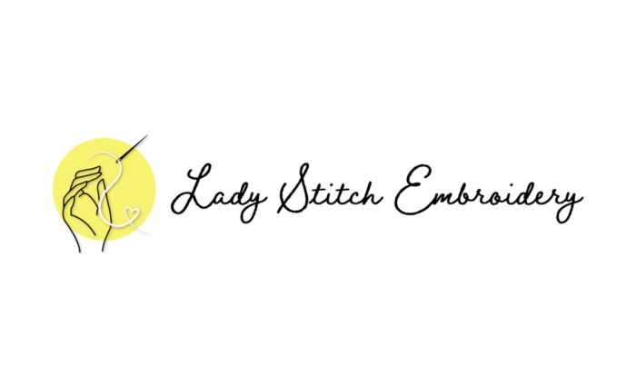 Lady Stitch Embroidery Do Something Great neon sign